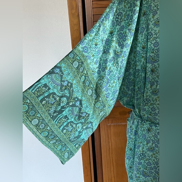 Spell | Sundown Maxi Robe Turquoise | M/L - Picture 6 of 16